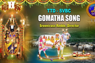 TTD | SVBC | Director Sreenivass Redde | Gomatha Song Launch in Tirumala.